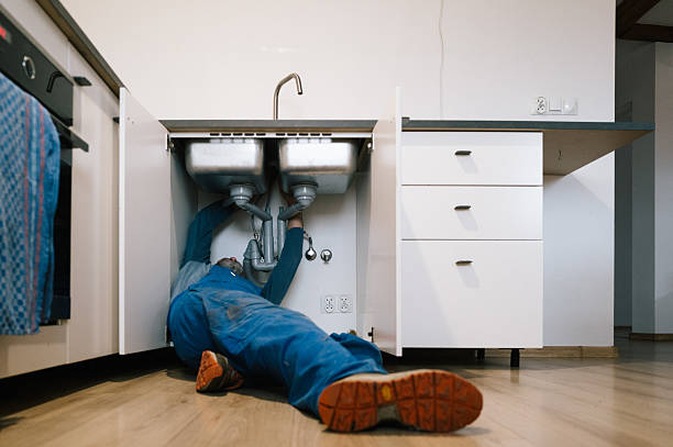 Professional Drain Cleaning technician working in Wilbraham, MA